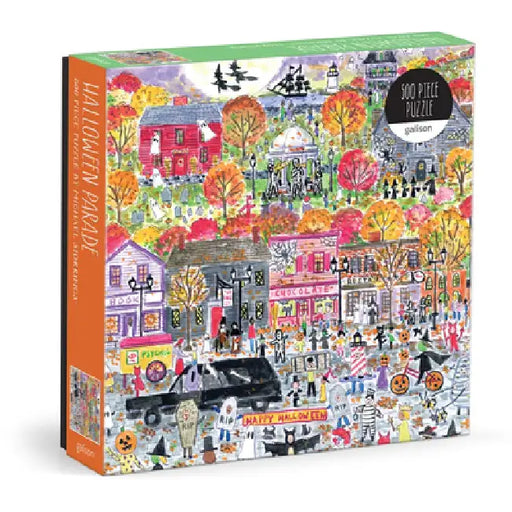 Michael Storrings Halloween Parade 500 Piece Puzzle by Galison
