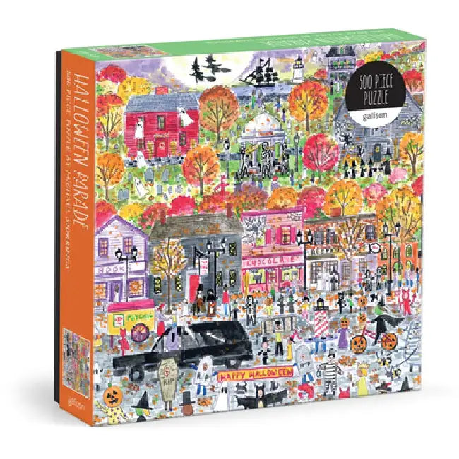 Michael Storrings Halloween Parade 500 Piece Puzzle by Galison