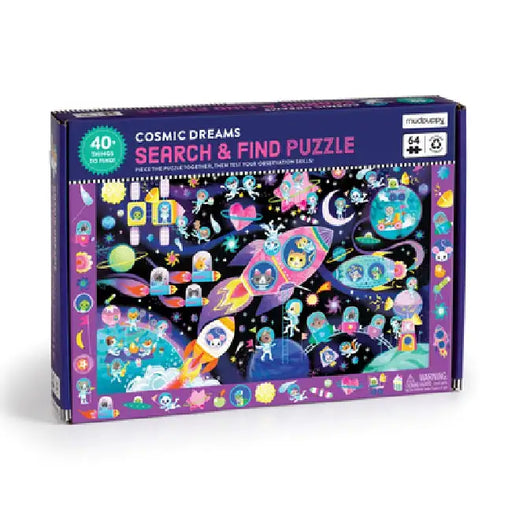 Cosmic Dreams 64 Piece Search & Find Puzzle by Mudpuppy