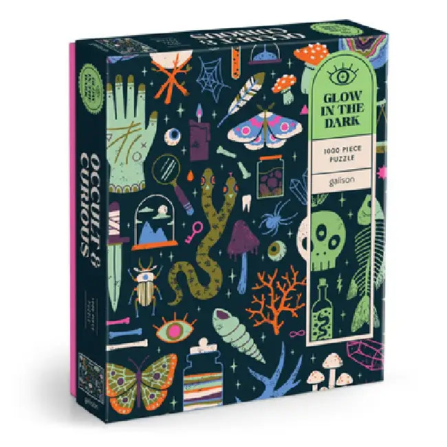 Occult and Curious 1000 Piece Glow in the Dark Puzzle by Galison