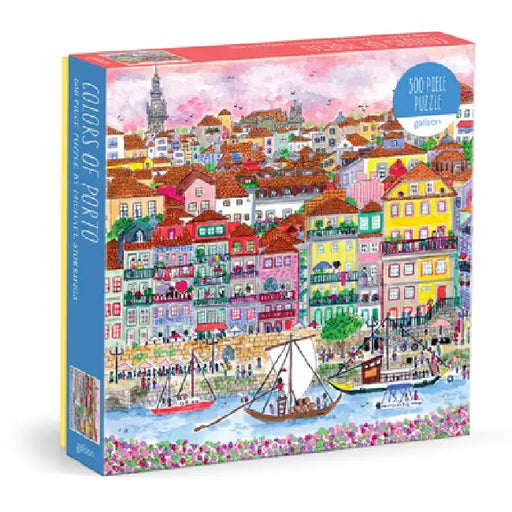 Michael Storrings Colors Of Porto 500 Piece Puzzle by Galison
