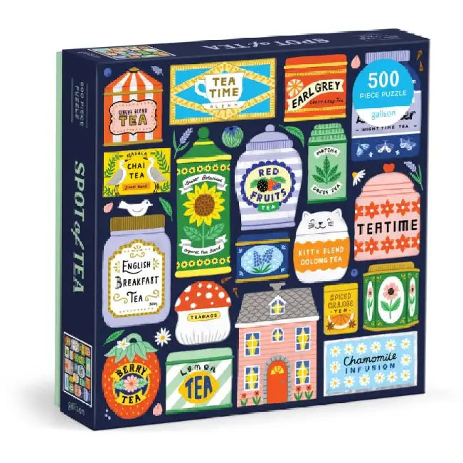 Spot Of Tea 500 Piece Puzzle by Galison