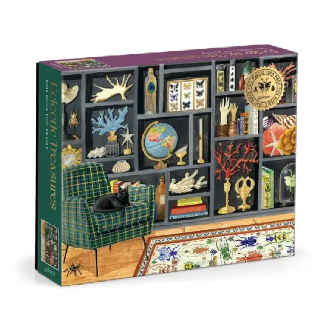 Eclectic Treasures 1000 Piece Foil Puzzle by Galison