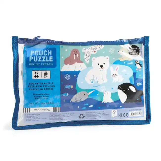 Arctic Friends 12 Piece Pouch Puzzle by Mudpuppy