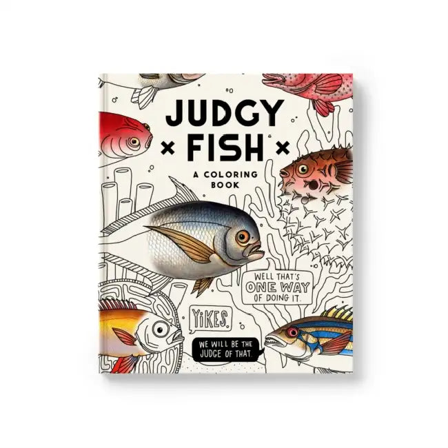 Judgy Fish Coloring Book by Brass Brass Monkey