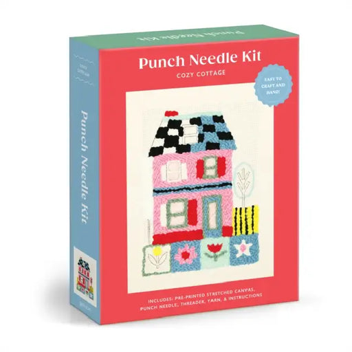 Cozy Cottage Punch Needle Kit by Galison