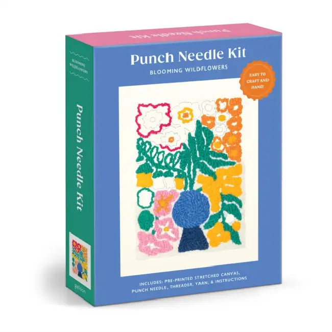 Blooming Wildflowers Punch Needle Kit by Galison