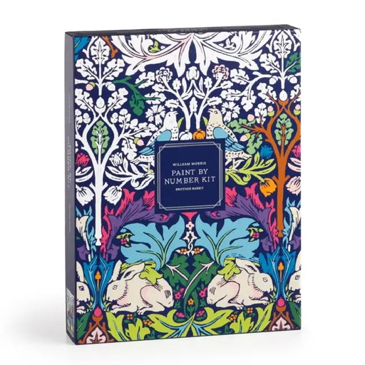 William Morris Brother Rabbit 9 x 12 Paint by Number Kit by Galison