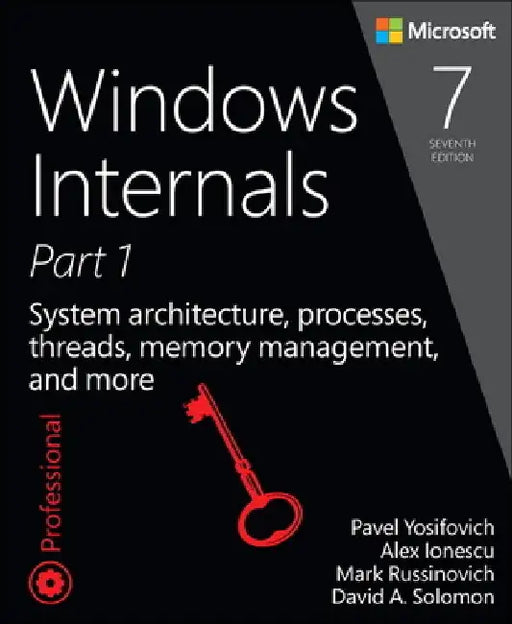 Windows Internals, Part 1: System Architecture, Processes, Threads, Memory Management, and More by Pavel Yosifovich