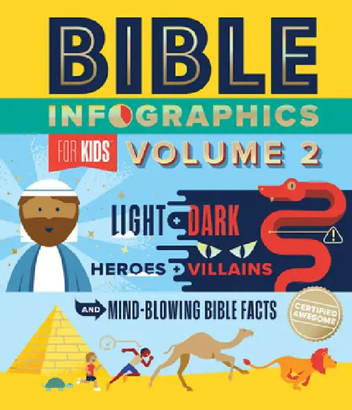 Bible Infographics for Kids Vol. 2: Angels and Demons, Heroes and Villains, and How to Outrun a Chariot by Harvest House Publishers