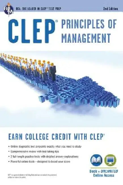 CLEP(R) Principles of Management Book + Online by John R. Ogilvie