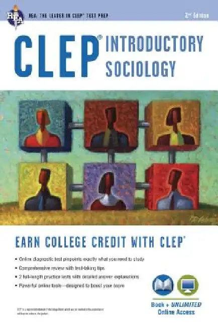 Clep(r) Introductory Sociology Book + Online by Egelman, William
