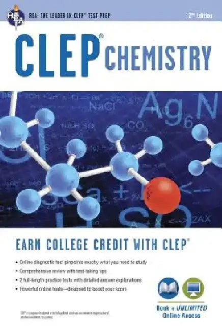 Clep(r) Chemistry Book + Online by Kevin R. Reel