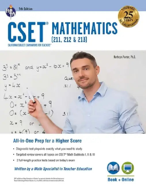 CSET Mathematics Book + Online by Kathryn Porter