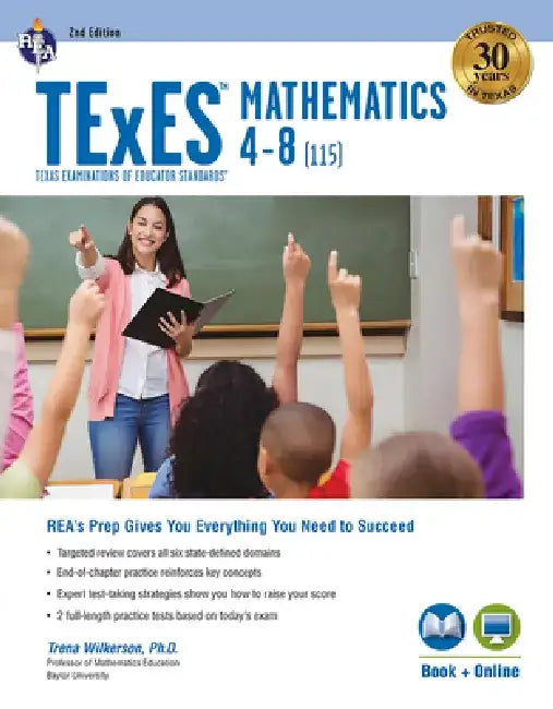 TExES Mathematics 4-8 (115) Study Guide 2025-2026 by Trena Wilkerson