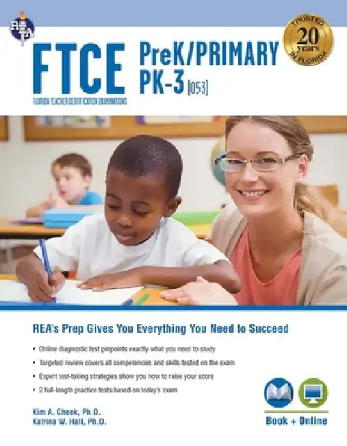 FTCE Prekindergarten/Primary Pk-3 (053) Book + Online by Katrina Willard Hall