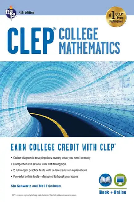 Clep(r) College Mathematics, 4th Ed., Book + Online by Stu Schwartz