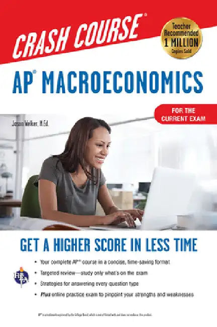 Ap(r) Macroeconomics Crash Course, Book + Online: Get a Higher Score in Less Time by Welker, Jason