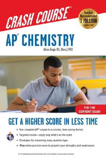 Ap(r) Chemistry Crash Course, 3rd. Ed., Book + Online by Adrian Dingle