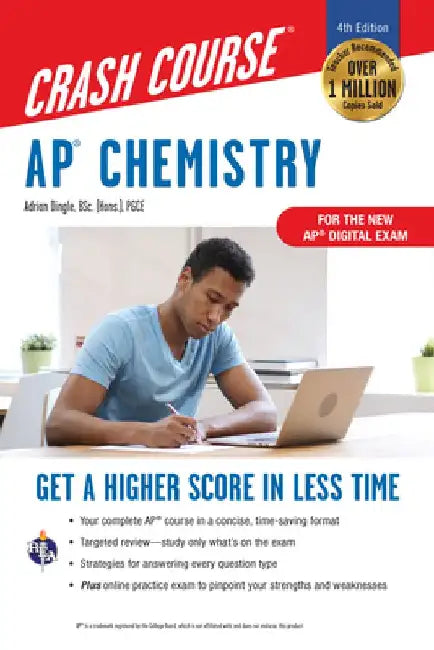 AP Chemistry Crash Course, Book + Online: Get a Higher Score in Less Time by Adrian Dingle