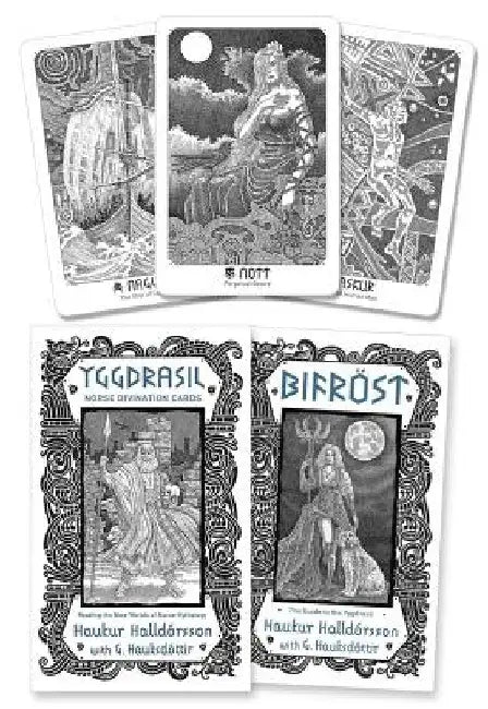 Yggdrasil: Norse Divination Cards by Haukur Halldorsson