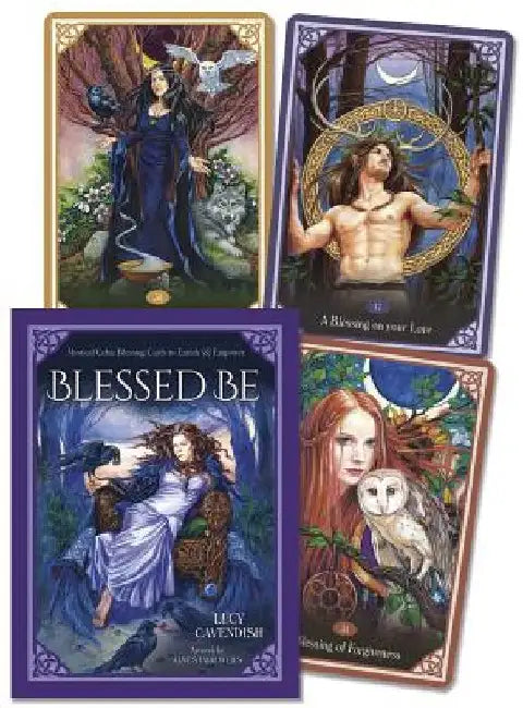 Blessed Be Cards: Mystical Celtic Blessings to Enrich and Empower by Lucy Cavendish