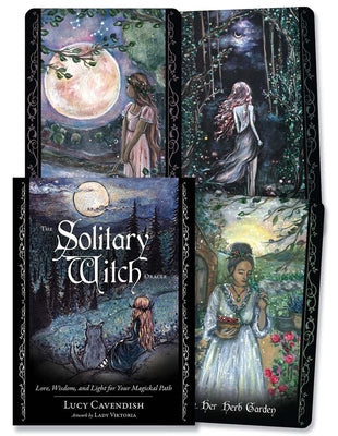 The Solitary Witch Oracle: Lore, Wisdom, and Light for Your Magickal Path by Lucy Cavendish