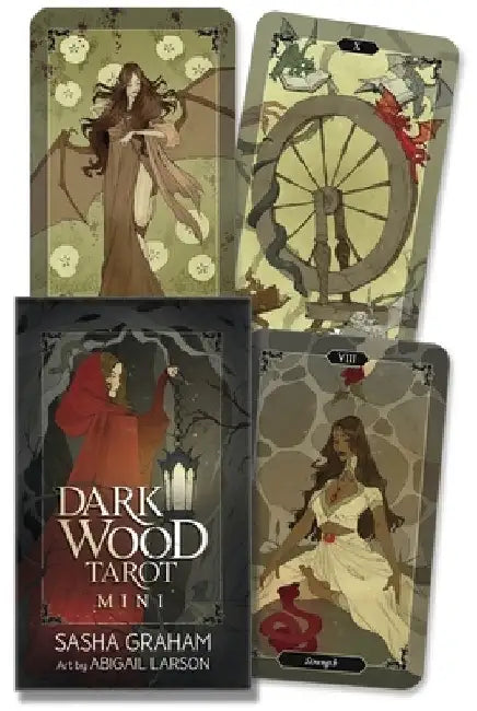Dark Wood Tarot Mini Deck by Sasha Graham