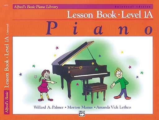 Alfred's Basic Piano Library Lesson Book, Bk 1a: Book & CD by Willard A. Palmer