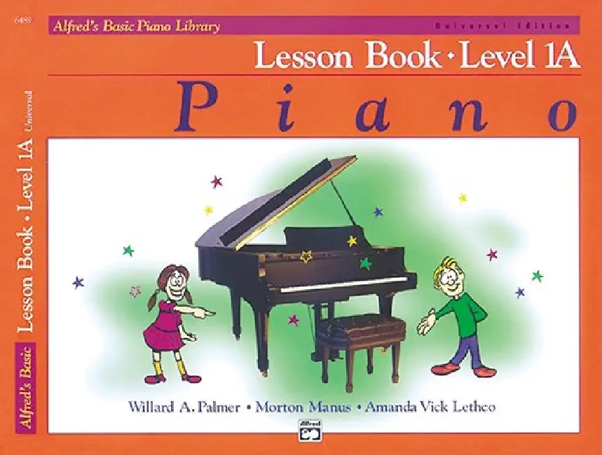 Alfred's Basic Piano Library Lesson Book, Bk 1a: Book & CD by Willard A. Palmer