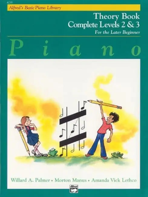 Alfreds Basic Piano Theory Book Complete Levels 2 & 3 by No Author