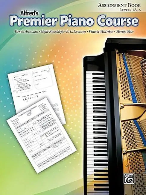 Alfred's Premier Piano Course Assignment Book: Level 1A-6 by Alexander, Dennis