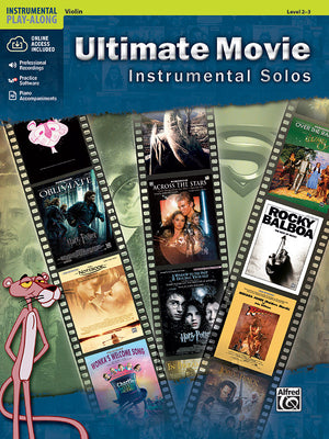 Ultimate Movie Instrumental Solos for Strings: Violin, Book & CD by Alfred Music