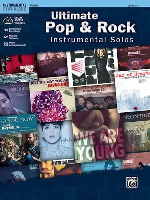 Ultimate Pop & Rock Instrumental Solos for Strings: Violin, Book & CD by Alfred Music