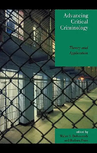 Advancing Critical Criminology: Theory and Application by Walter S. Dekeseredy, Barbara Perry, Shahid Alvi