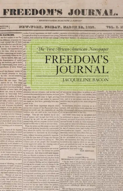 Freedom's Journal: The First African-American Newspaper by Jacqueline Bacon