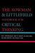 Rowman & Littlefield Handbook for Critical Thinking by Noel Hendrickson, Kirk Amant, William Hawk