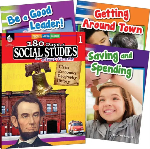 Learn-At-Home: Social Studies Bundle Grade 1: 4-Book Set by Multiple Authors
