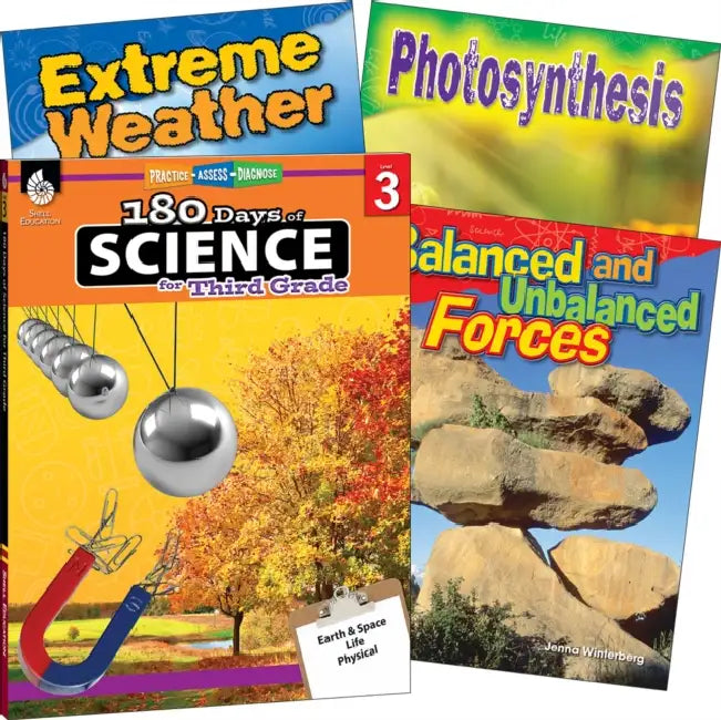 Learn-At-Home: Science Bundle Grade 3: 4-Book Set by Multiple Authors