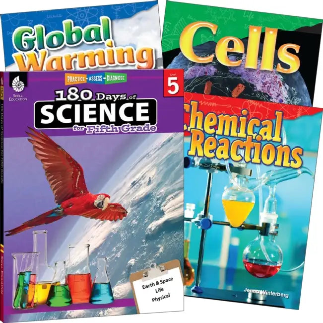 Learn-At-Home: Science Bundle Grade 5: 4-Book Set by Multiple Authors