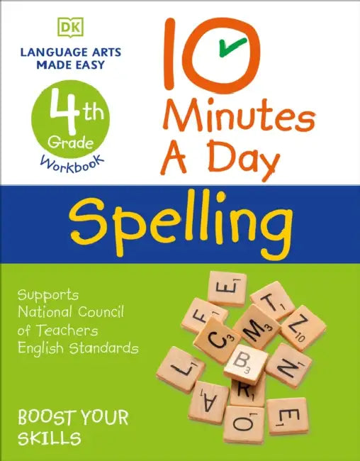 10 Minutes a Day Spelling, 4th Grade: Helps Develop Strong English Skills by Carol Vorderman