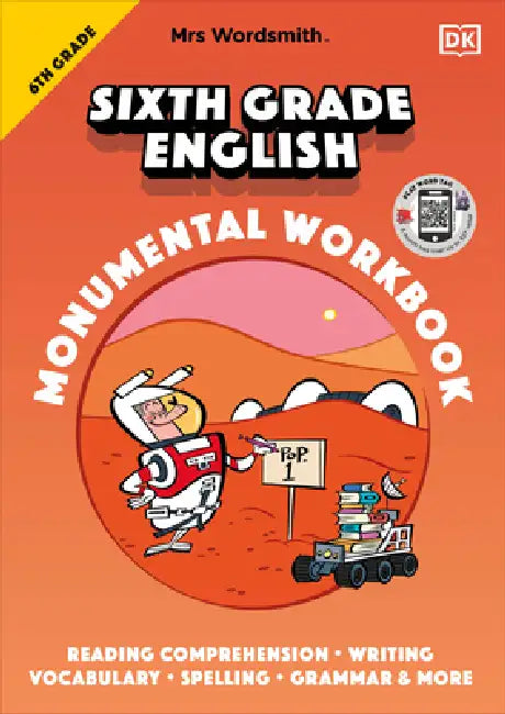 Mrs Wordsmith 6th Grade English Monumental Workbook: + 3 Months of Word Tag Video Game by Mrs Wordsmith