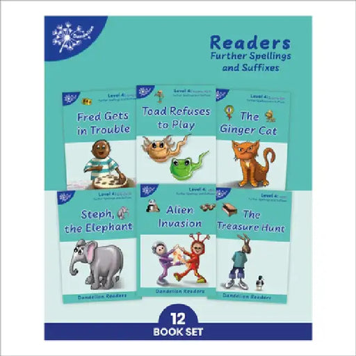 Phonic Books Dandelion Readers Further Spellings and Suffixes Level 4 Toad Refuses to Play: Decodable Books for Beginner Readers Alternative Spellings by Phonic Books