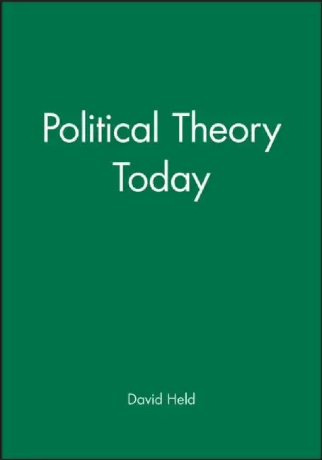 Political Theory Today by Editor: David Held