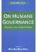 On Humane Governance: Toward a New Global Politics by Richard Falk