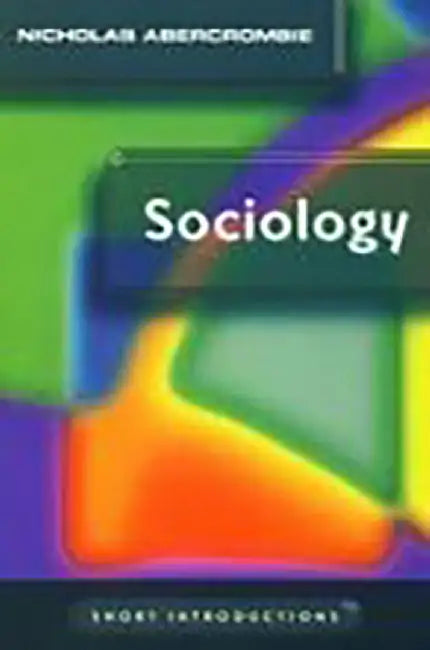 Sociology by Nicholas Abercrombie