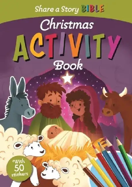 Share a Story Bible Christmas Activity Book by Deborah Lock