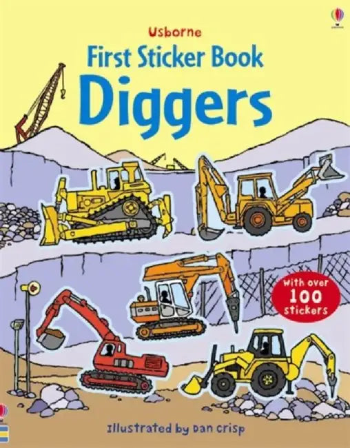 First Sticker Book Diggers by Sam Taplin