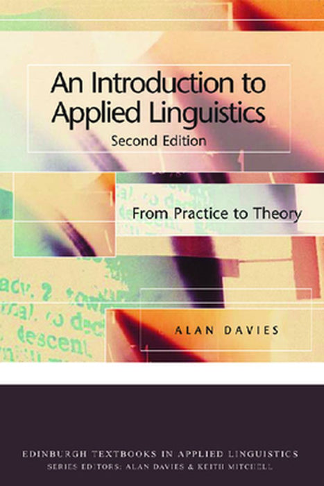 An Introduction To Applied Linguistics by Alan Davies