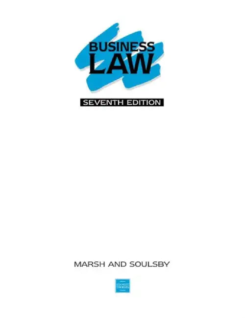 Business Law by S.B. Marsh, J. Soulsby